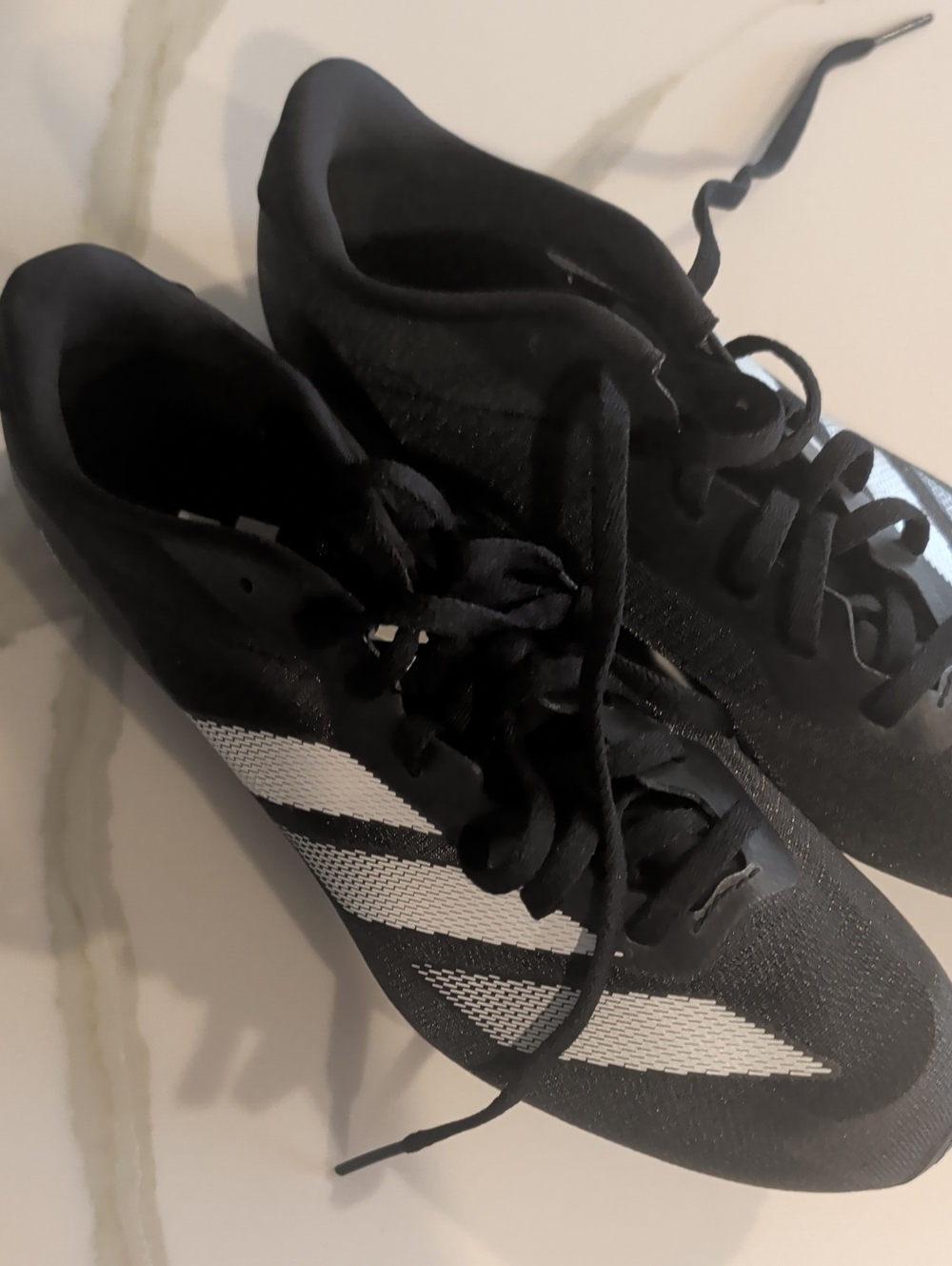 adidas Black and White Running Track And Field Sprinter